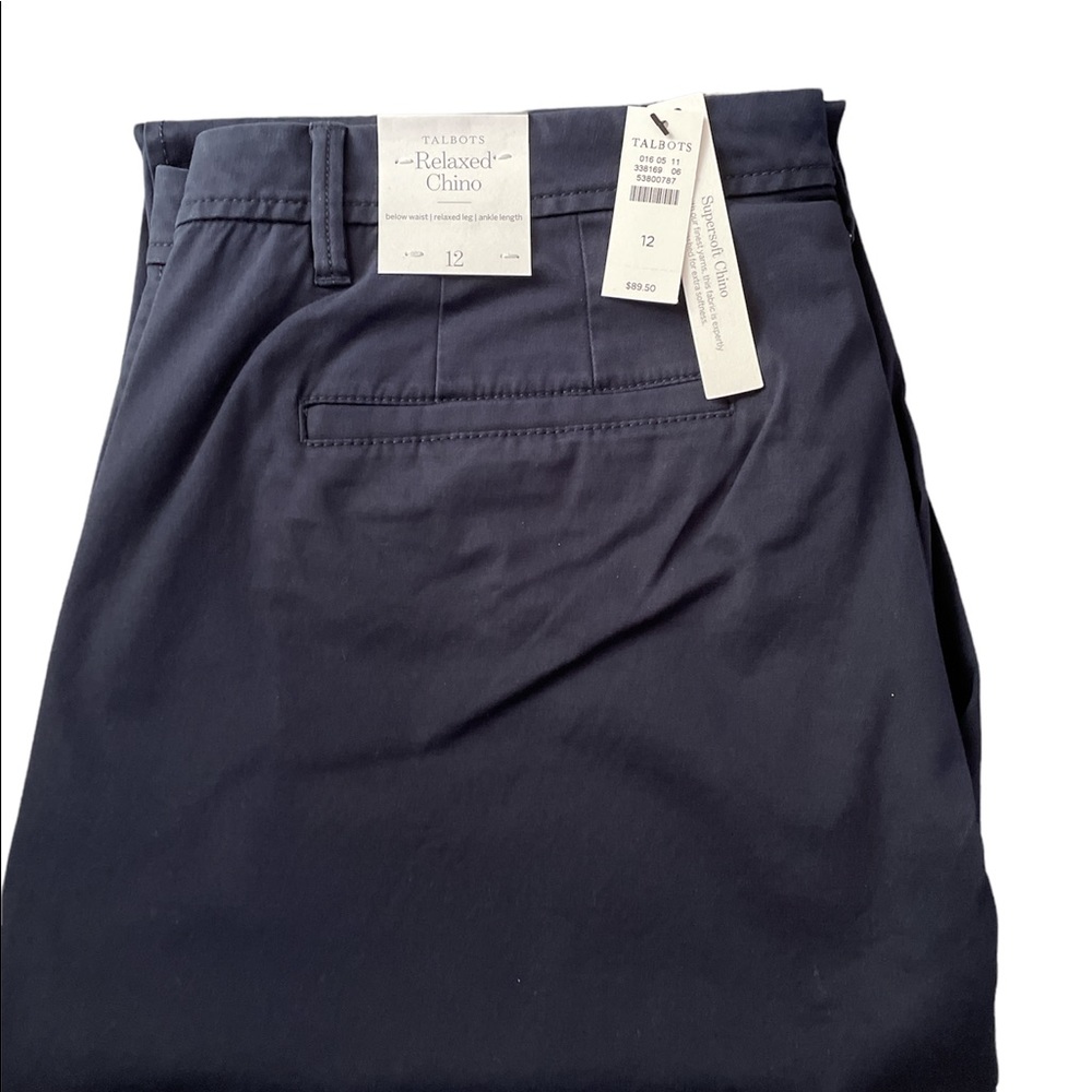 Relaxed chinos Indigo blue